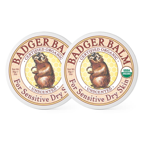 Crema de manos Badger Balm sin perfume, aceite de oliva 100% orgánico, 60 ml