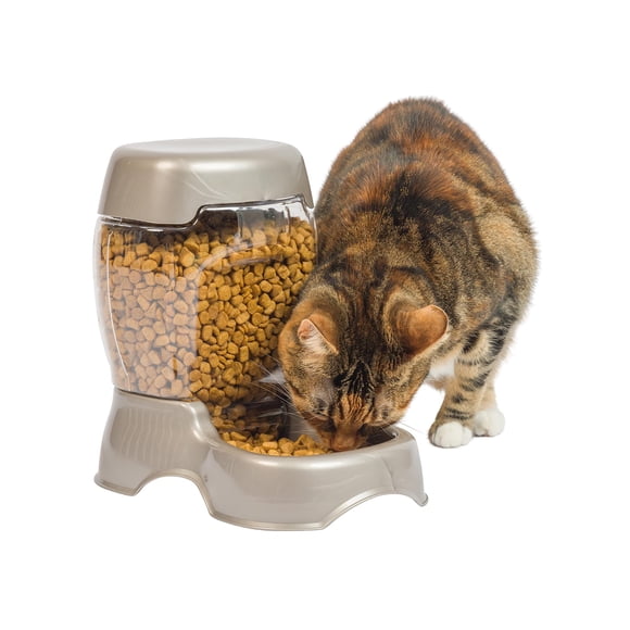 Comedero Petmate Pet Cafe para perros y gatos, color nacarado, 2,7 kg