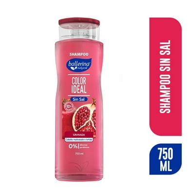 Shampoo Sin Sal Granada Botella 750 Ml Ballerina