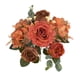 thumbnail image 1 of Ramo De Flores Artificiales Ramo De Novia Flor Falsa Boda Novia Ramo Naranja, 1 of 5
