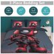 thumbnail image 5 of Avengers Deadpool Boys Comforter Set Twin Size,Bedding Set Kids Young Man Video Down Comforter for Teen Child Room Decor Black Red Classic Retro Gaming Quilted Duvet Set with Pillowcase Bed Sheets, 5 of 5