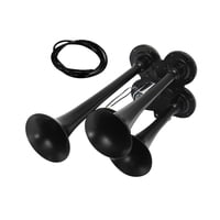 Ioensy - Altavoz Genérico De Aire De Tren De Rendimiento Estable De Cuatro Trompetas Para Rv Camión Suv Negro M6