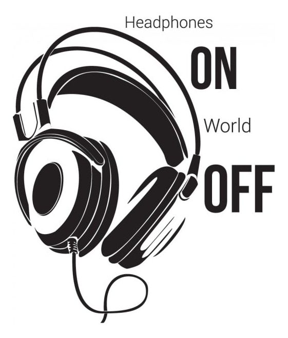 Rienda Libre Graphics - Decomural Headphones On Music Ws-43132