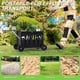 thumbnail image 4 of Carrito de jardín COZEER con capacidad de 400 kg, asiento y ruedas, 4 of 7