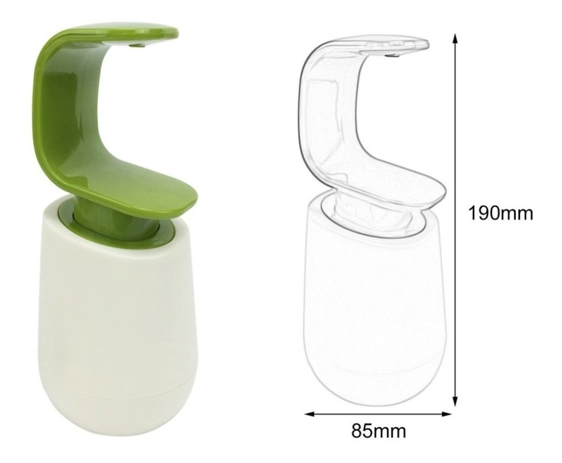 Genérico - Dispensador Jabón Líquido Forma De C, Cocina Baño