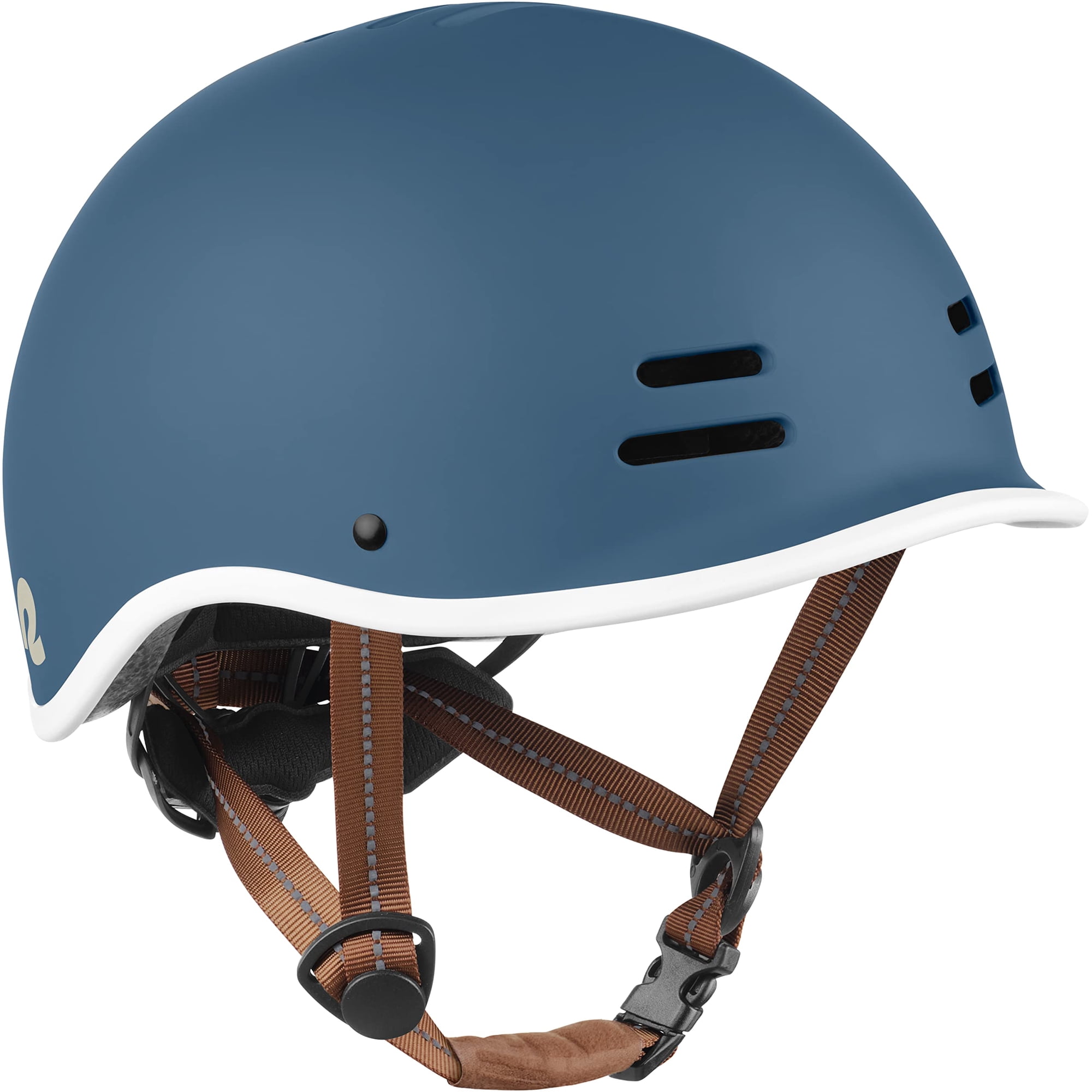 Casco De Bicicleta Retrospec Remi Para Niños Y Jóvenes De 49 A 53 Cm, Color Azul Mate