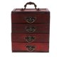 thumbnail image 4 of Caja De Almacenamiento De Cofre Del Tesoro, Anillos De Joyería Vintage De 4 Capas, Regalo De Baratija, 4 of 5