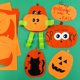 thumbnail image 2 of Recortes de calabaza FreshCut Crafts – 60 piezas en naranja, 2 of 6