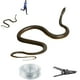 thumbnail image 1 of Serpiente falsa para bromas, serpiente de goma con cuerda y clip para Halloween, 1 of 3