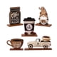thumbnail image 4 of Juego De 5 Bandejas Decorativas De Café Escalonadas Para Mesa De Cocina Y Cafetería., 4 of 5