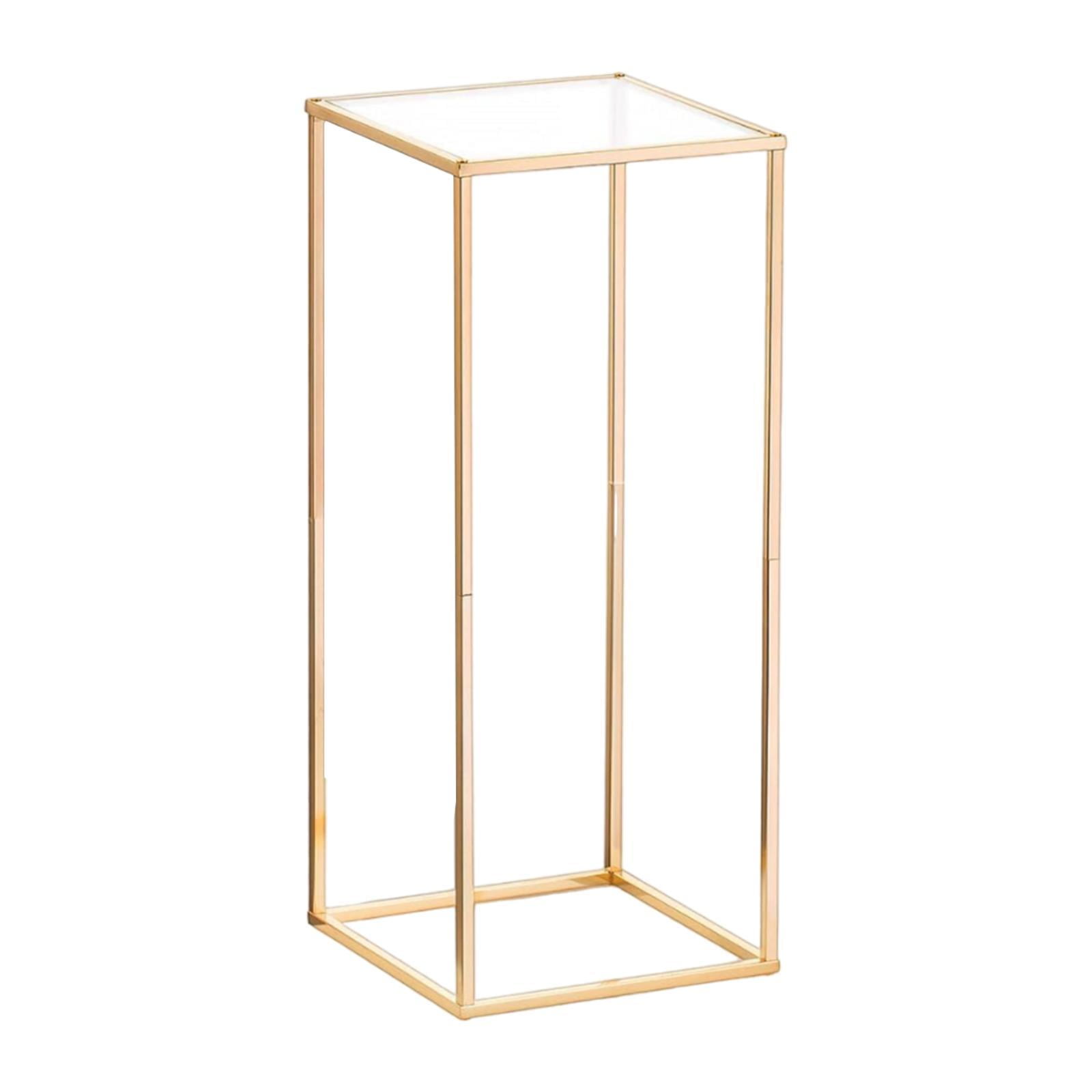 Magideal - Soporte De Flores Para Bodas, Soporte De Centro De Mesa Geométrico Con Forma De Florero, Estante De Exhibición De Flores Para Centros De Mesa De Boda 60cmx25cmx25cm