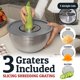 thumbnail image 3 of Juego de 5 tazones de acero inoxidable gris Priority Chef, 3 of 8