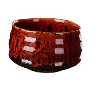 Magideal - Tazón De Té De Cerámica Matcha, Tazón De Mezcla, Preparación Japonesa De Matcha, Tazón De Té De Hecho A Mano, Para Amantes, Amigos Para El Rojo