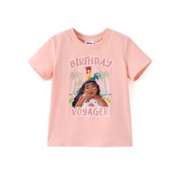 Camiseta Disney Moana Birthday Voyager Para Niñas De 2 A 9 Años