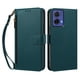 thumbnail image 1 of Funda Tipo Billetera para Motorola Moto G85 5G con Soporte y Bolsillo con Cierre Verde, 1 of 1