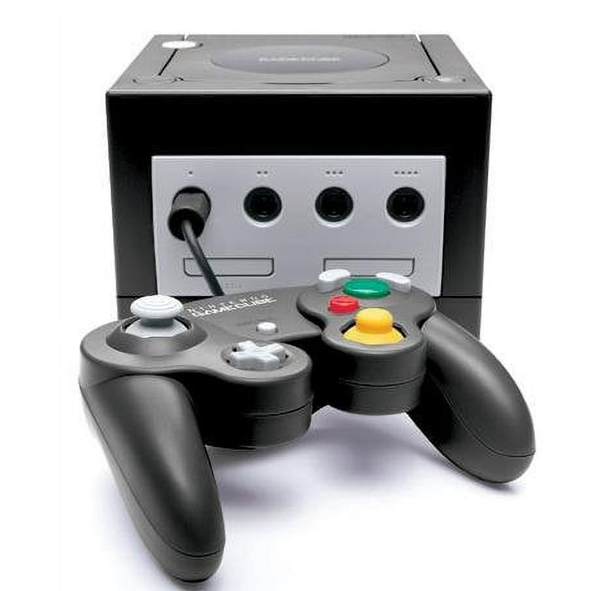 Consola Nintendo Gamecube Negra Azabache Reacondicionado Con Mando Y Tarjeta De Memoria