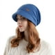 thumbnail image 2 of 1PCS Winter Beanie Hats With Short Brim, Thermal Knitted Textured Fleece Ski Baggy Winter Hat Skiing Cycling For Women, 2 of 3