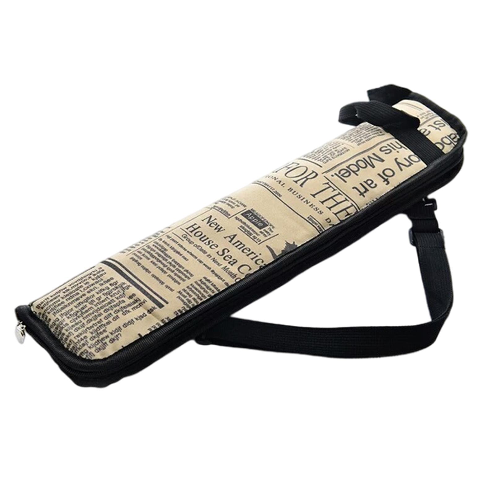 Magideal - Bolsa De Batería Ajustable, Funda Para Baquetas, Esponja Gruesa, Resistente , 4 Bolsillos, Capacidad Para 10 Palos, Bolsa De Almacenamiento De