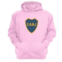 Genérico - Polerón Canguro Boca Juniors Rosa Talla Xs Unisex