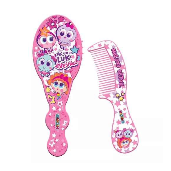 Set Infantil Distroller Cepillo Y Peineta Para Cabello