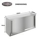 thumbnail image 5 of Mueble colgante acero inoxidable 120x65x40 cm, 5 of 9