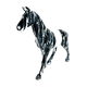 thumbnail image 4 of Adorno Escultura Deco Estatua Caballo Abstracto, 4 of 6