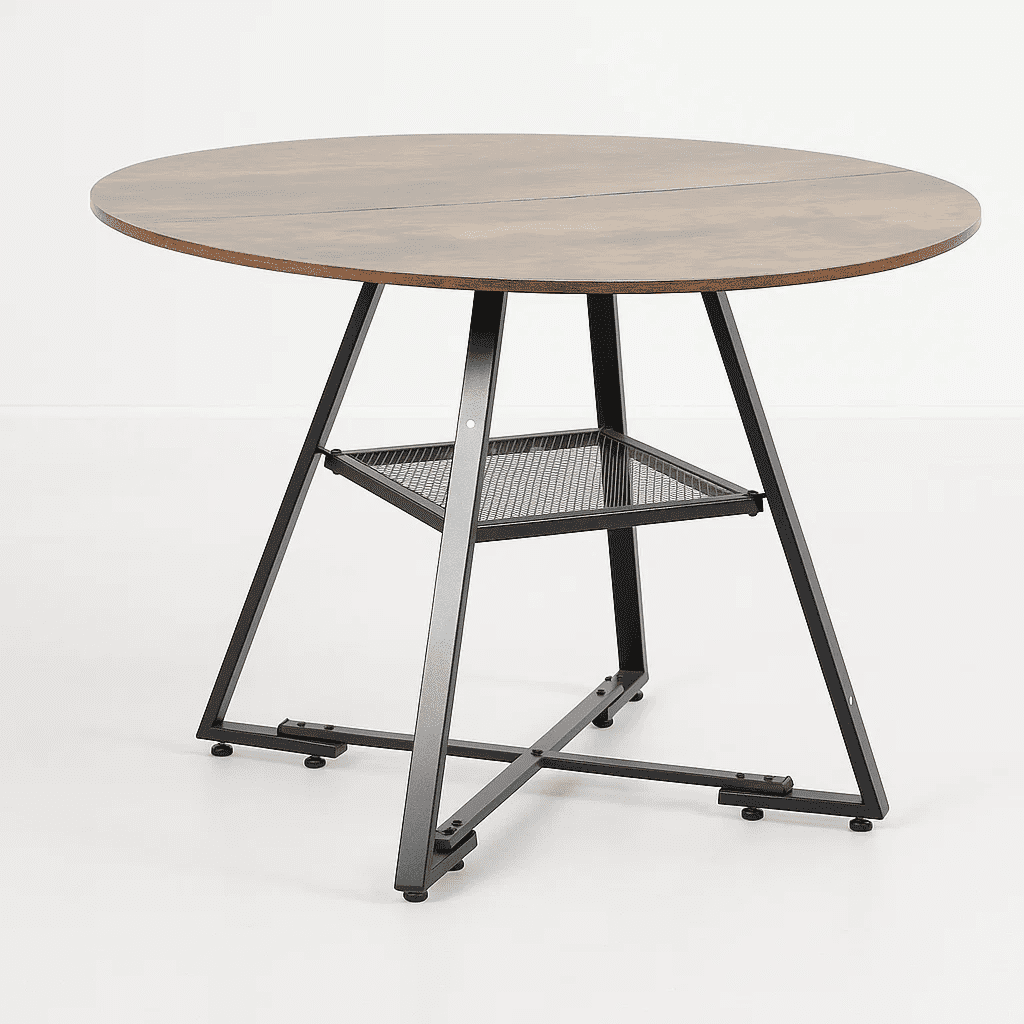 Klik Muebles - Mesa De Comedor Redonda Estilo Industrial Törn