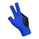 thumbnail image 5 of Guante De Billar De Tres Dedos Antideslizante Mano Izquierda Para Mujeres Hombres Jugando En Interiores Azul, 5 of 5