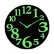 thumbnail image 2 of Reloj De Pared Luminoso Luces Nocturnas 12''/30cm Creativo Para El Dormitorio Del Hogar, 2 of 3