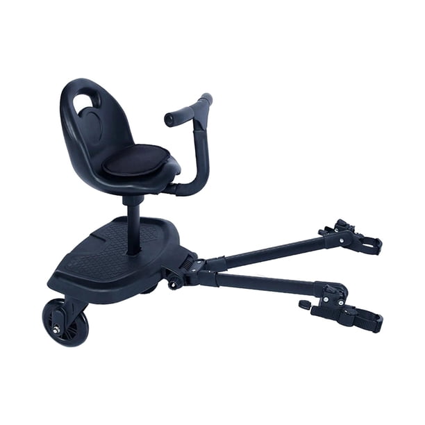 Tabla universal para cochecito con asiento desmontable, tabla deslizante 2 en 1 para cochecito sentado y de pie para la mayoría de los cochecitos