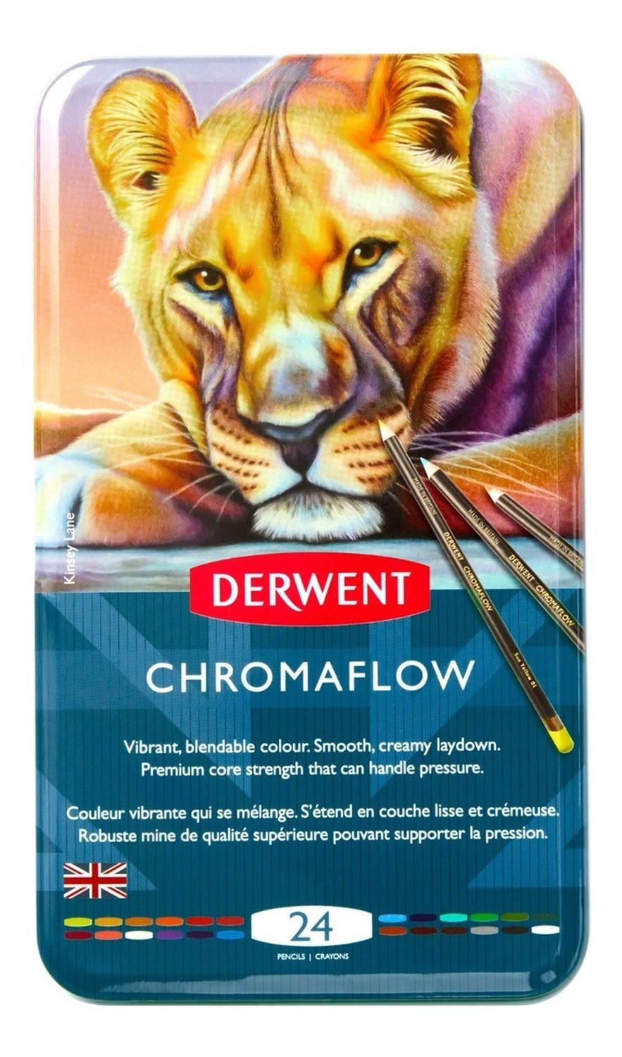 Lapices De Colores Derwent Chromaflow Suministros De Arte Derwent