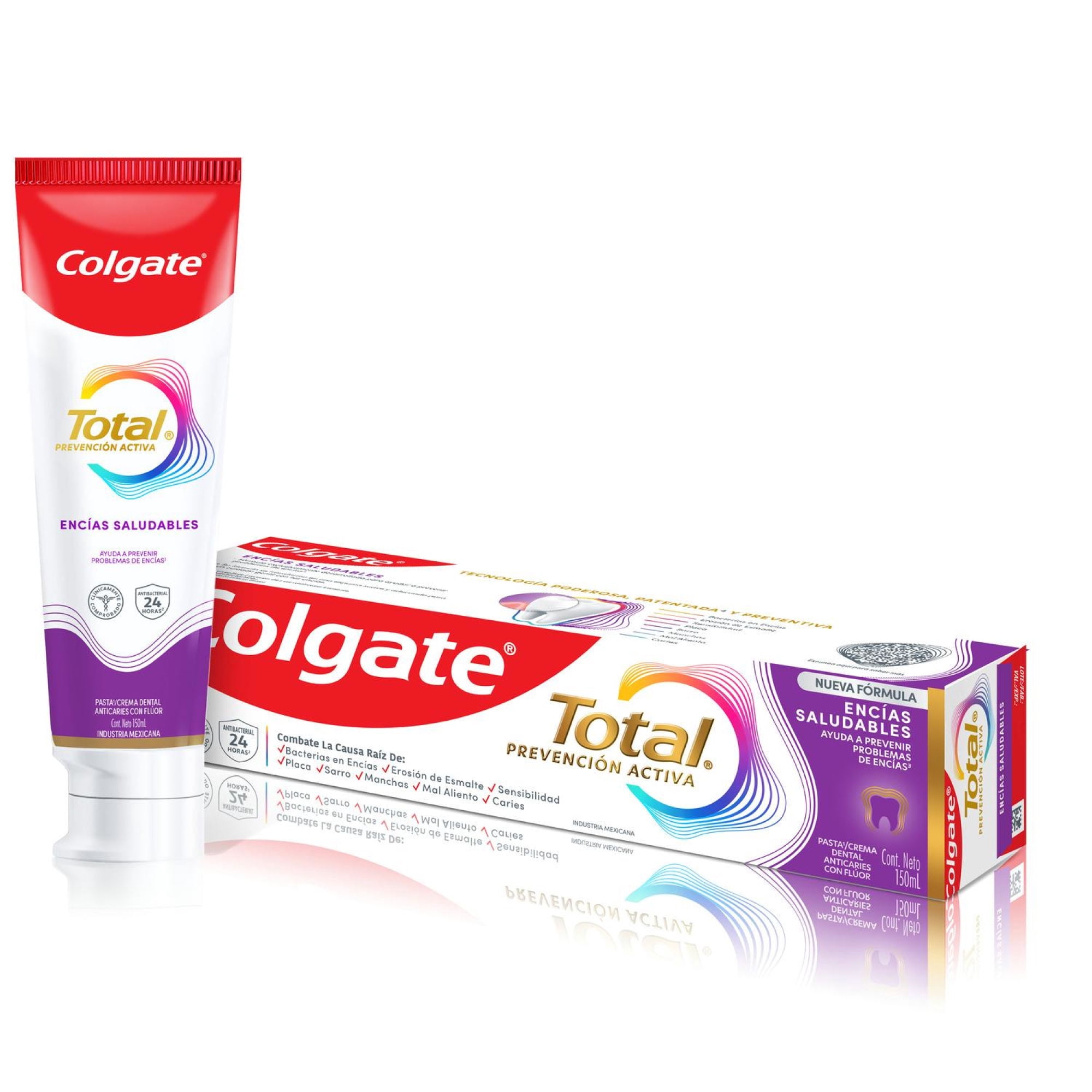 Crema Dental Anticaries Con Flúor Pasta Dental Colgate Encías Reforzadas