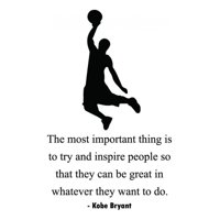 Rienda Libre Graphics - Decomural Kobe Bryant Inspire Basketball Ws-42906