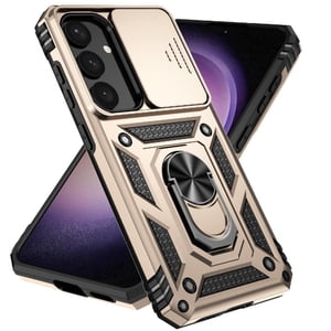 Estuche Gangxun Para Samsung Galaxy S25 Plus, Soporte Giratorio 360°, Estilo Mecánico Y Magnético