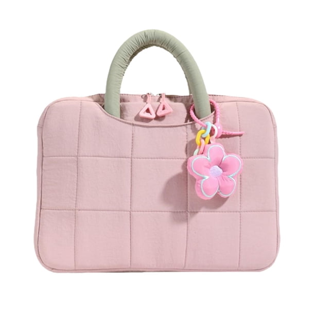 Funda Para Portátil De 16 Pulgadas, Ligera Y Elegante, Ideal Para El Trabajo, Viajes Y Oficina, Color Rosa