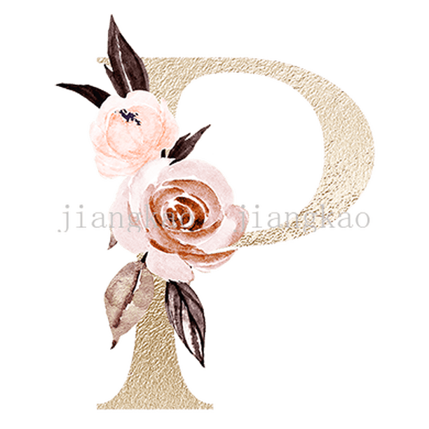 Personalised Name Initial Backpack with Pink Gold Letter Design Girls Kid Nursery Child Pre School Rucksack School Bag Backpack
