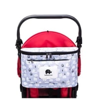 Golden Baby'S - Bolso Organizador Colgante Para Coche De Bebe Oso Blanco
