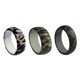 thumbnail image 4 of 3 piezas de leopardo de silicona de silicona anillos de banquete de boda para hombre tama?o 8 de Estados Unidos, 4 of 5
