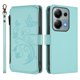 thumbnail image 2 of Funda Cartera Mariposa para [Xiaomi Redmi Note 14S 4G] con Soporte y Cremallera Verde menta, 2 of 6