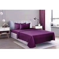 Genérico - Juego Sabanas Polar King 4 Piezas Color Morado