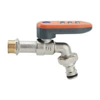 Magideal - Grifo De Jardín Para Exterior Con Contraseña, Grifo De Agua Roscado De 1/2 Pulgada, Resistente A La Corrosión, Mejorado Para Manguera De Conexión Rápi