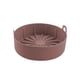 thumbnail image 1 of Freidora De Aire Redonda Olla De Silicona Freidoras De Aire Accesorios Para Horno Silicona Marrón S, 1 of 5