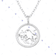 thumbnail image 2 of Collar de plata con el signo del zodiaco Tauro, 2 of 2