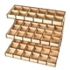 thumbnail image 1 of Organizador De Almacenamiento De Tinta De Bastidor De Pintura De Madera DIY 3 Capas De 54 Rejillas, 1 of 5