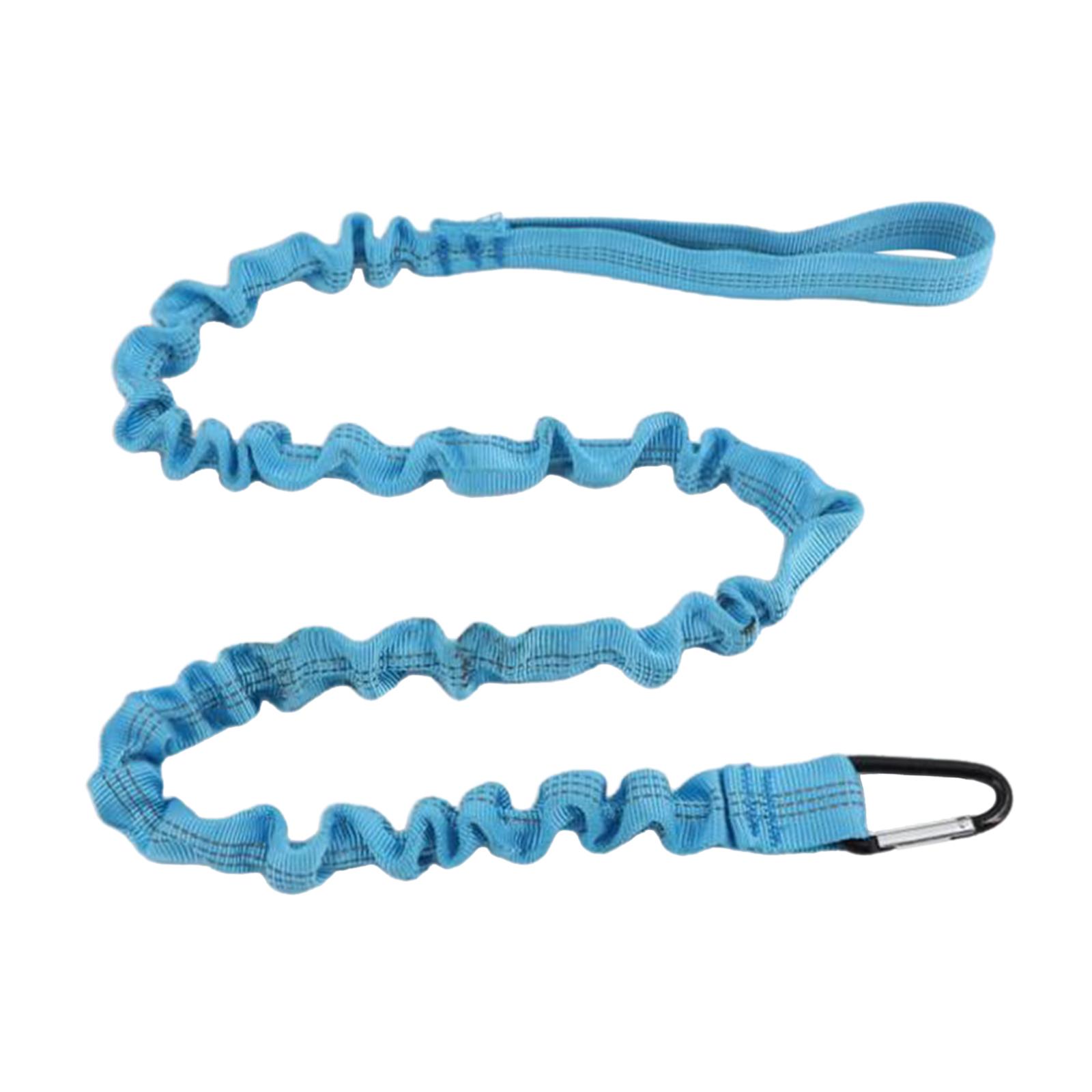 Magideal - Soporte Para Caña De Pescar, Correa Elástica Para Paleta, Cuerda Para Surf, Tabla De Surf Bungee Premium, Cordón De Cuerda De Tracción De 5M, Accesori Azul