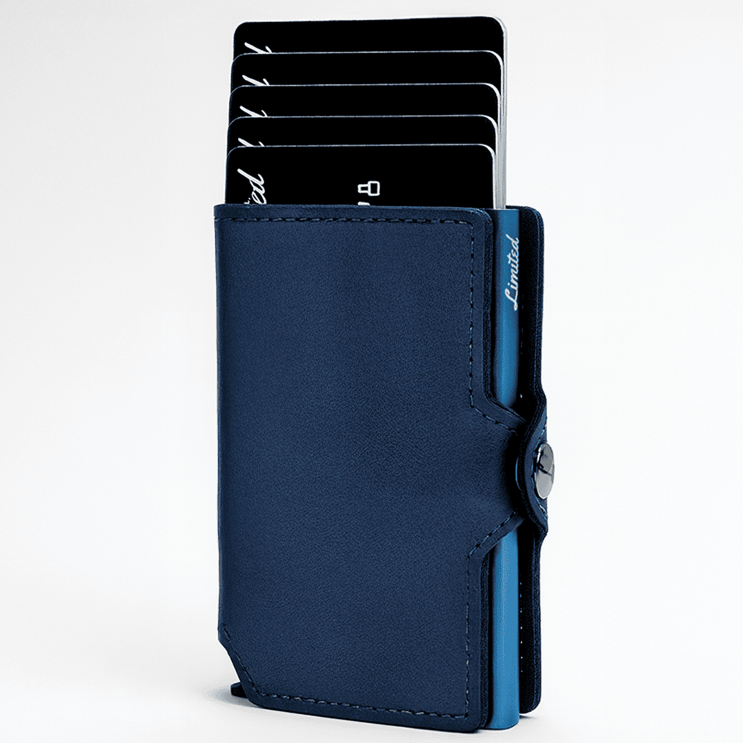 Limited - Billetera - Slim - Dark Blue, Con Monedero