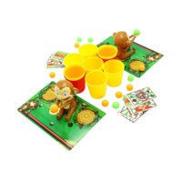 Magideal - Juegos De Mesa Juguetes Juguete Sensorial Mono Lanzando Pelota Para Niñas De 4 Años En Adelante Niños