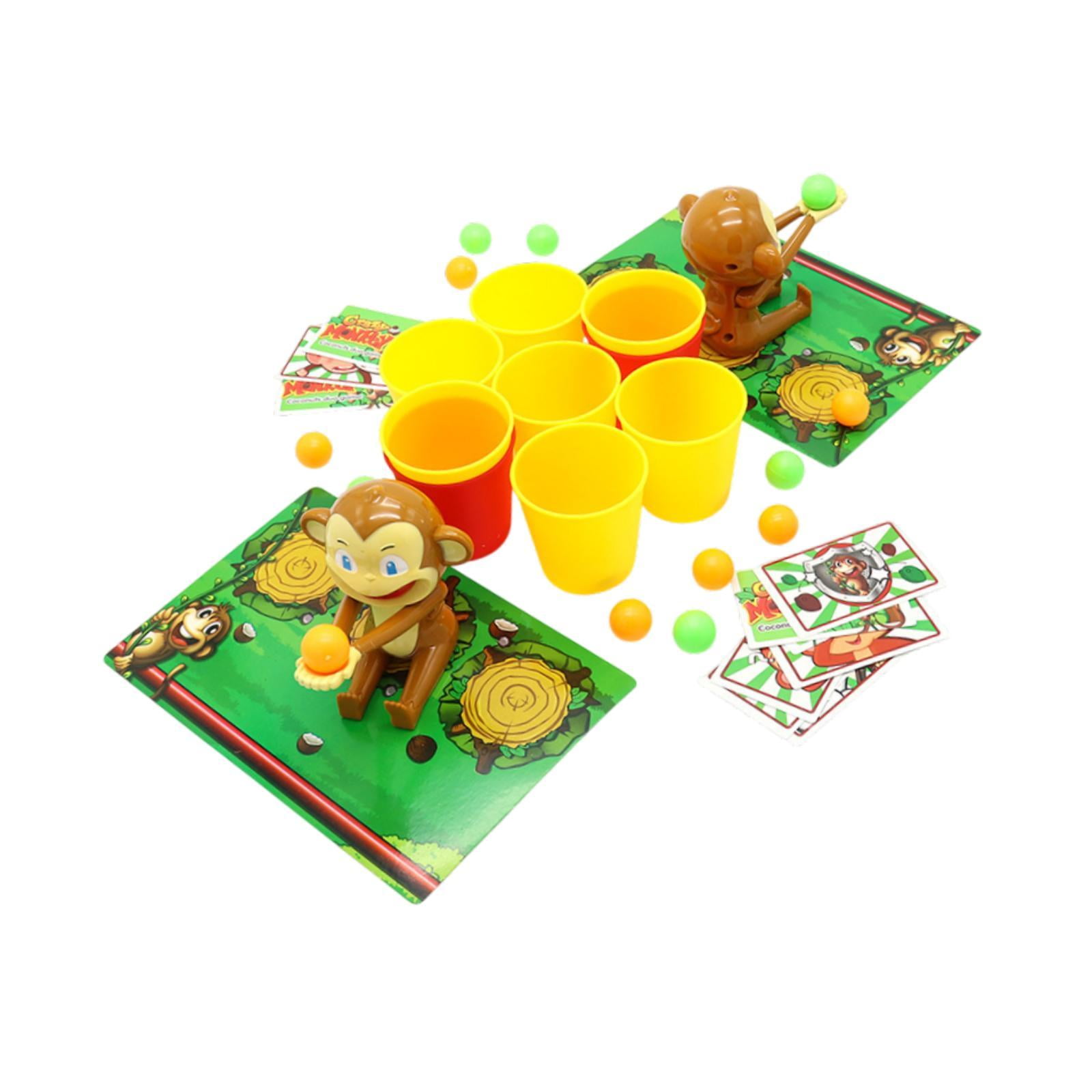 Magideal - Juegos De Mesa Juguetes Juguete Sensorial Mono Lanzando Pelota Para Niñas De 4 Años En Adelante Niños