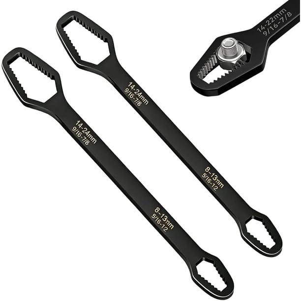 Llave autoajustable doble extremo 3-24mm todo en uno tareas automotrices