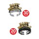 thumbnail image 4 of Accesorios para Fiesta Beistle Gem-Star Oro Año Nuevo para 100 Personas, 4 of 6